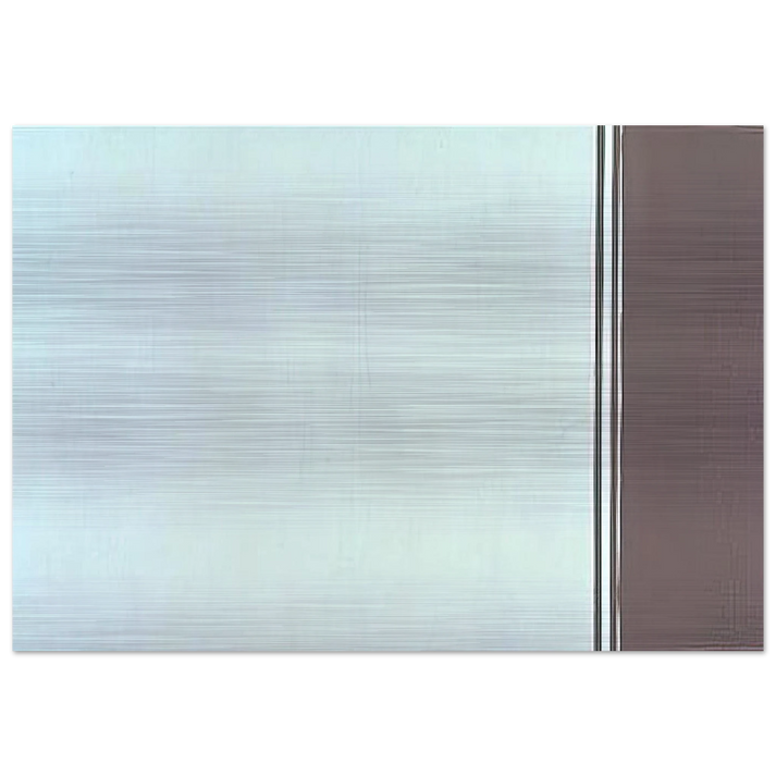 Uriel - Barnett Newman Brushed Aluminum Print - 70x100 cm / 28x40 inches | Barnett Newman Aluminum Print | Barnett Newman Prints
