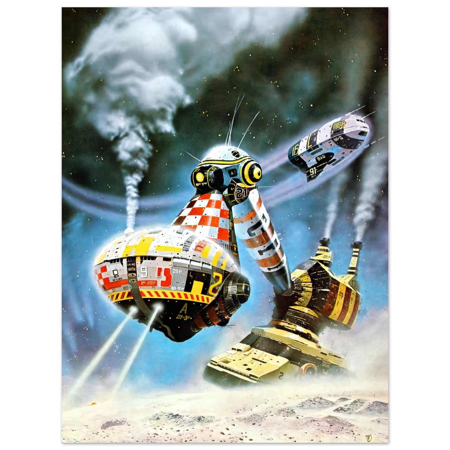Chris Foss - Chris Foss 75x100 cm / 30x40inches Fine Art Poster
