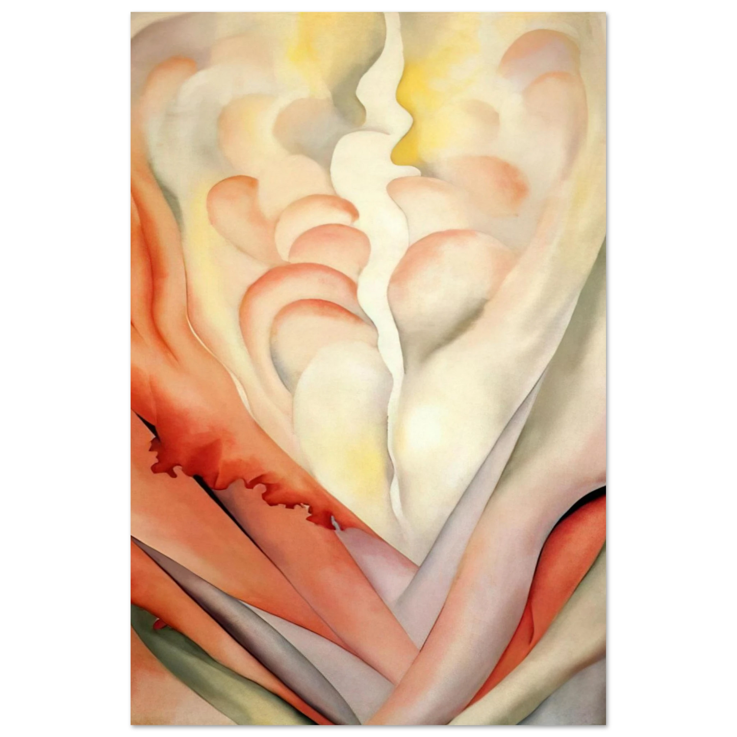 Georgia O'Keeffe - Flower Abstraction Fine Art Poster