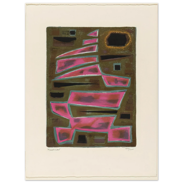 Alfred Manessier - Twilight - 1950 75x100 cm / 30x40inches Fine Art Poster