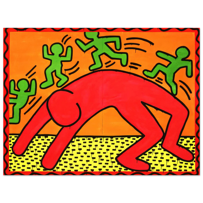 Keith Haring - UNTITLED 1982 2 75x100 cm / 30x40inches Fine Art Poster