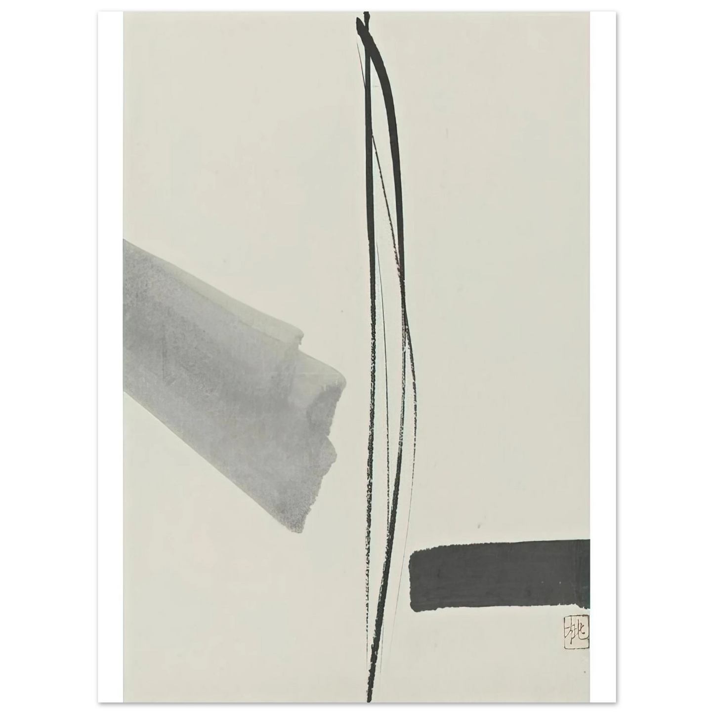 Toko Shinoda - Untitled - Abstract Expressionism 75x100 cm / 30x40inches Fine Art Poster