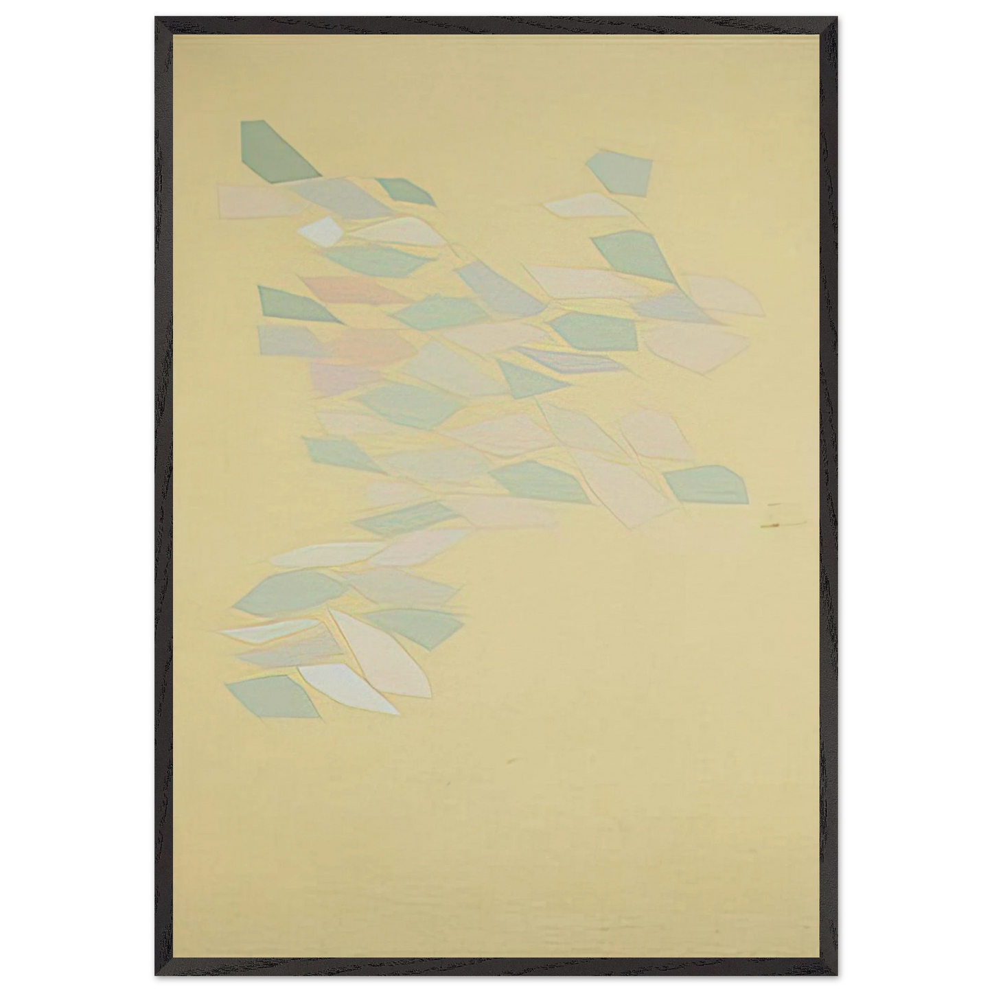Relaxed Motion - 1970 - Robert Goodnough 70x100 cm / 28x40 inches Framed Art Print – Black Wooden Frame