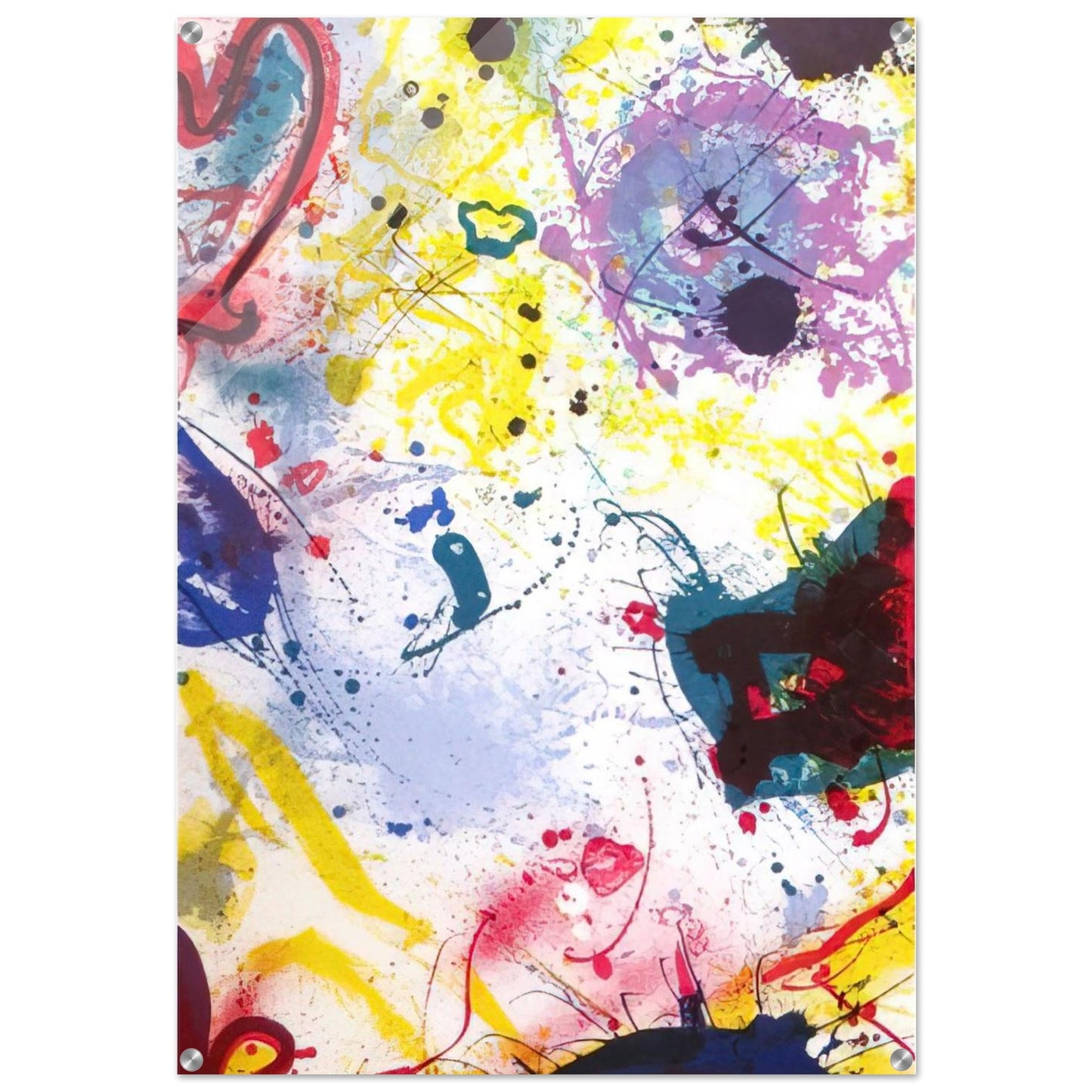 Untitled SF-345 - Sam Francis Acrylic Print - 70x100 cm / 28x40″ inches