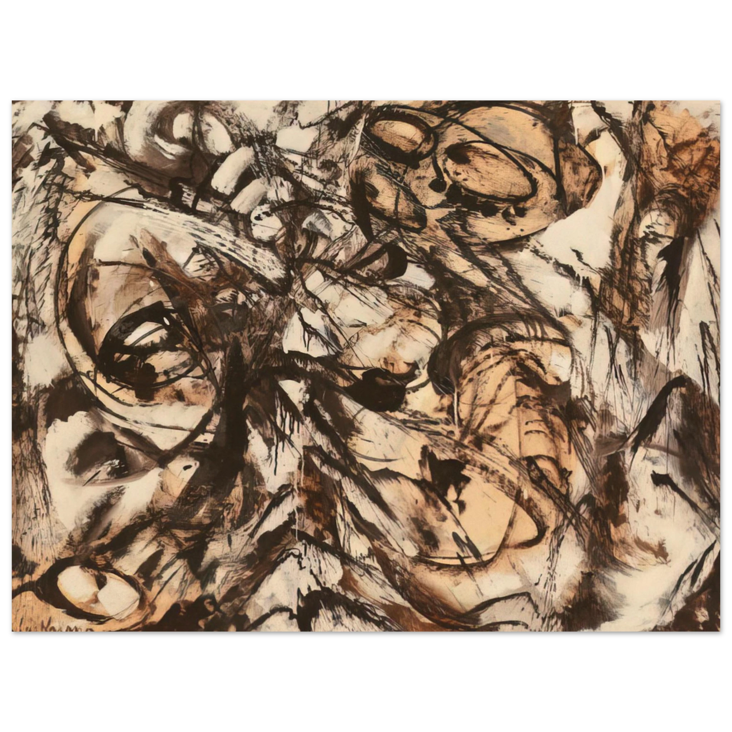 Lee Krasner - The Guardian 75x100 cm / 30x40inches Fine Art Poster