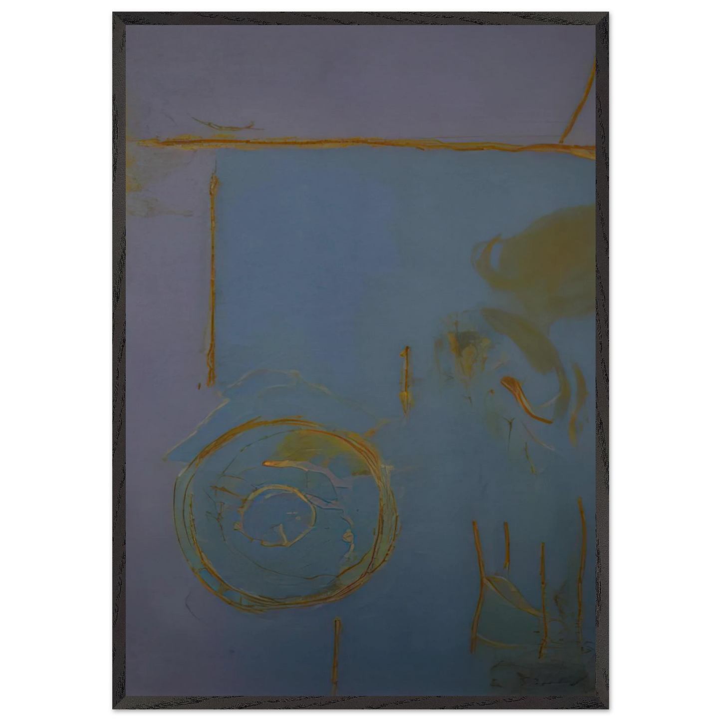 Guadalupe - 1989 - Helen Frankenthaler 70x100 cm / 28x40 inches Framed Art Print – Black Wooden Frame