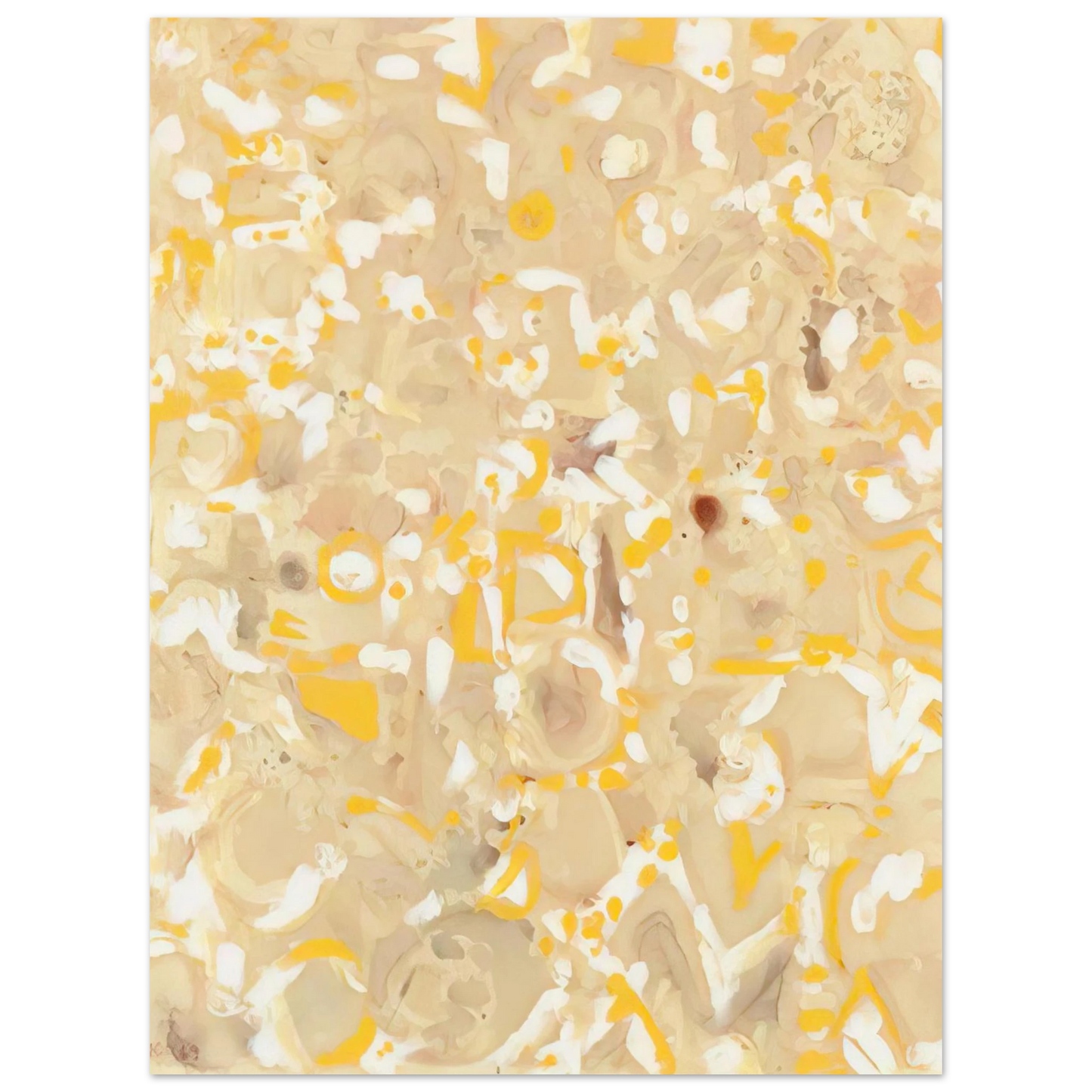 Lee Krasner - Hieroglyphs No. 12 75x100 cm / 30x40inches Fine Art Poster