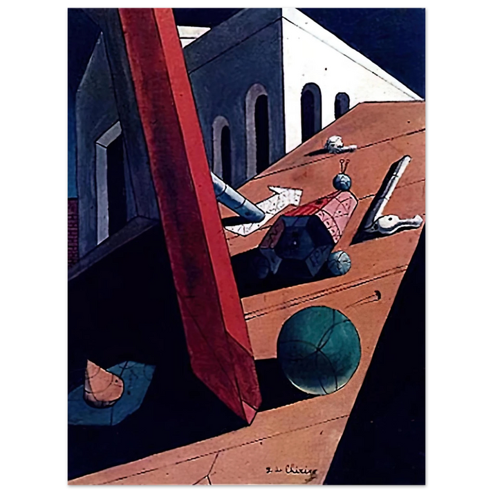 Giorgio de Chirico - THE EVIL GENIUS OF A KING 1915 75x100 cm / 30x40inches Fine Art Poster