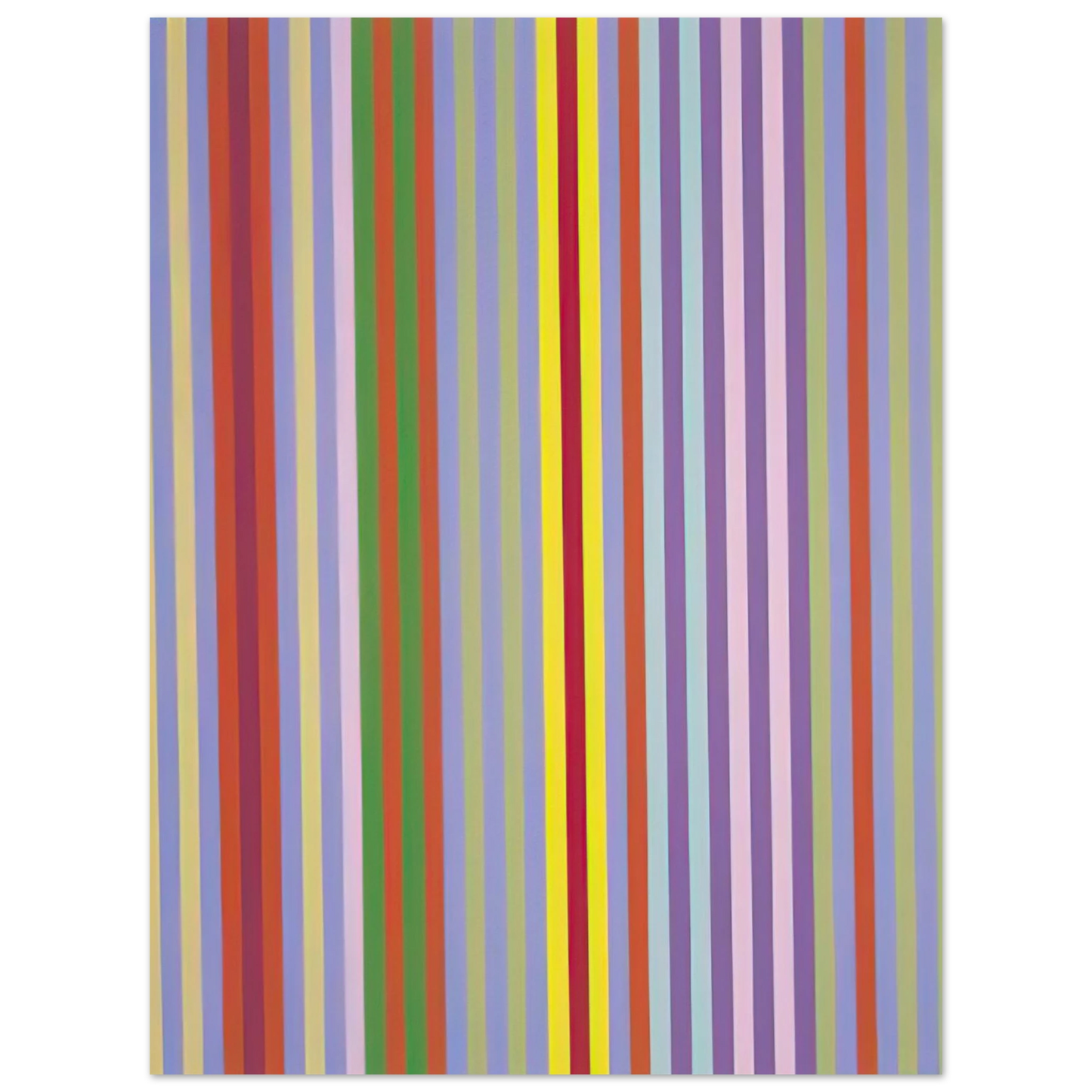 Gene Davis - Sweet Carburetor - 1969 75x100 cm / 30x40inches Fine Art Poster