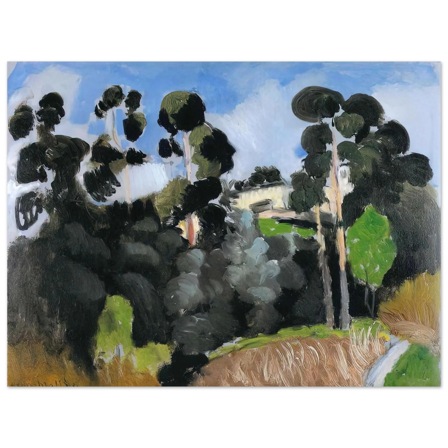 Henri Matisse - LANDSCAPE 1 75x100 cm / 30x40inches Fine Art Poster