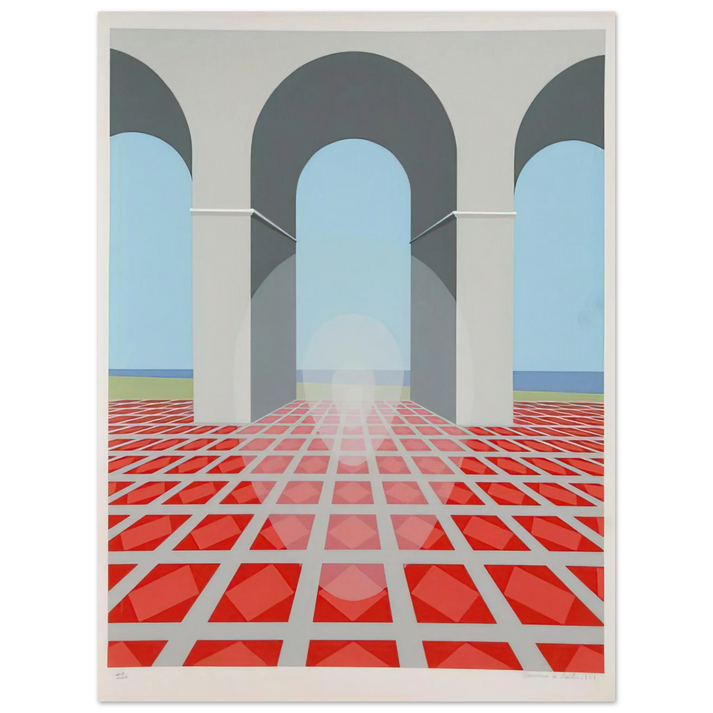 Clarence Holbrook Carter - Arches - 1979 75x100 cm / 30x40inches Fine Art Poster