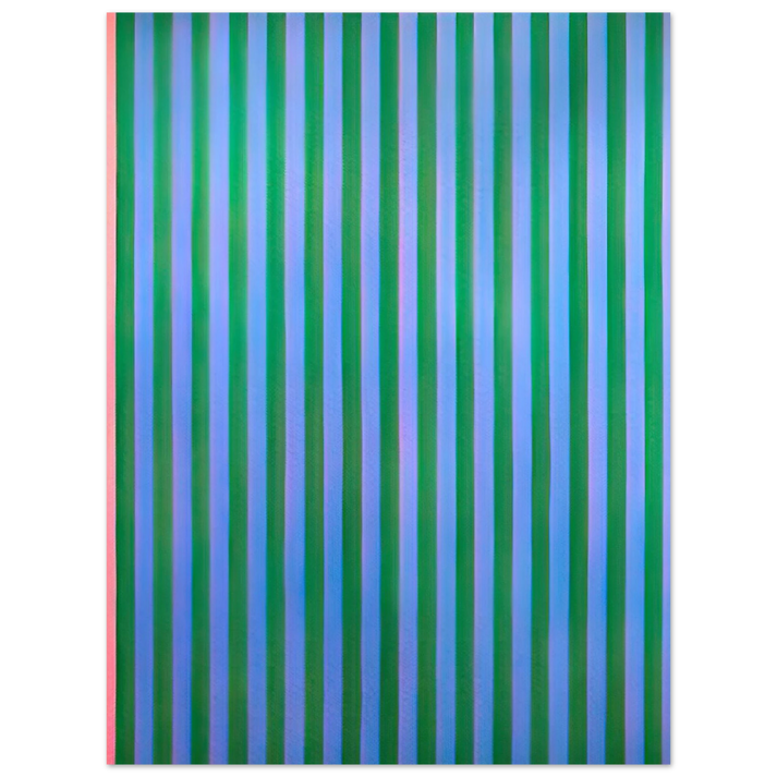 Gene Davis - Pink Stripe - 1960 75x100 cm / 30x40inches Fine Art Poster