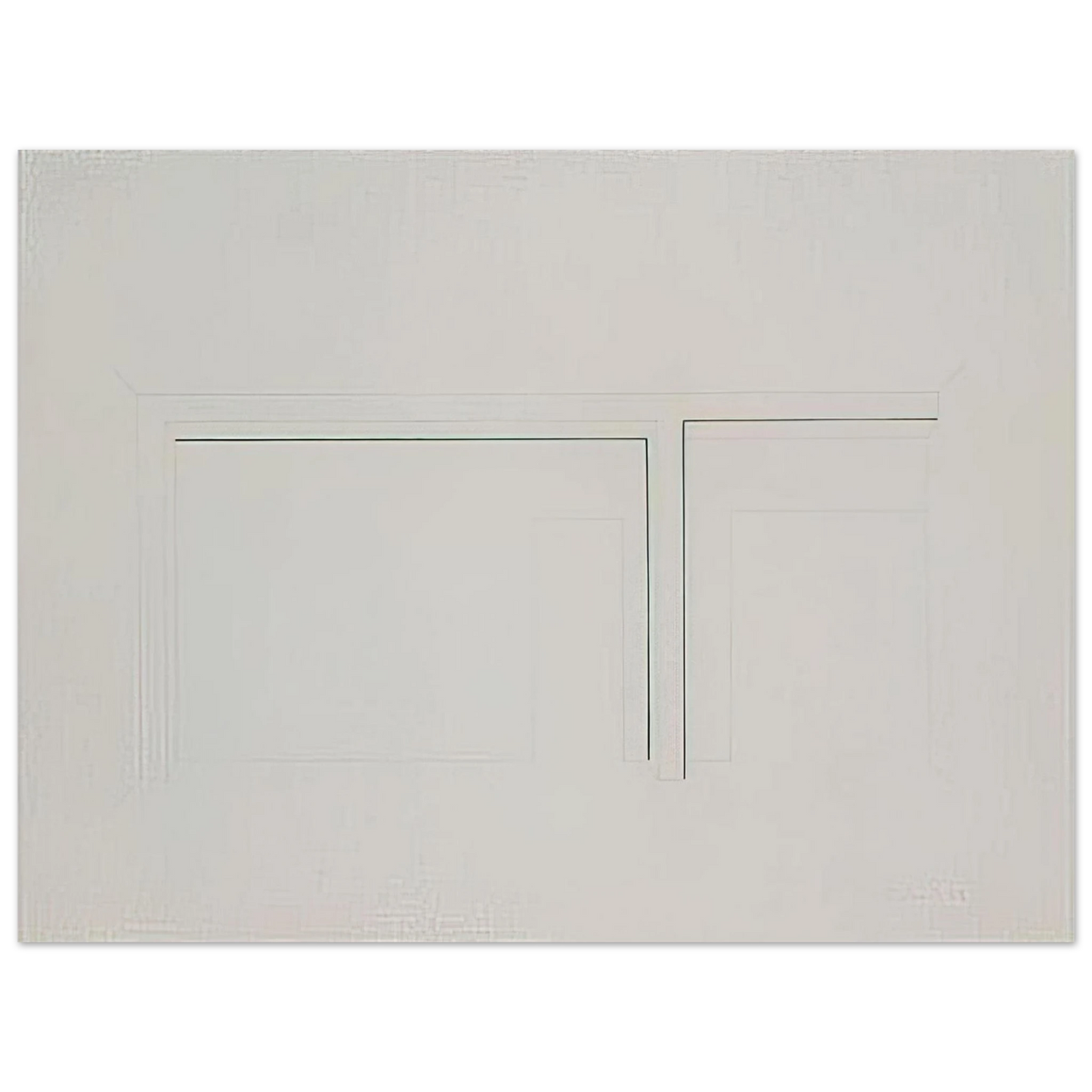 Fred Sandback - Untitled - 1983 75x100 cm / 30x40inches Fine Art Poster