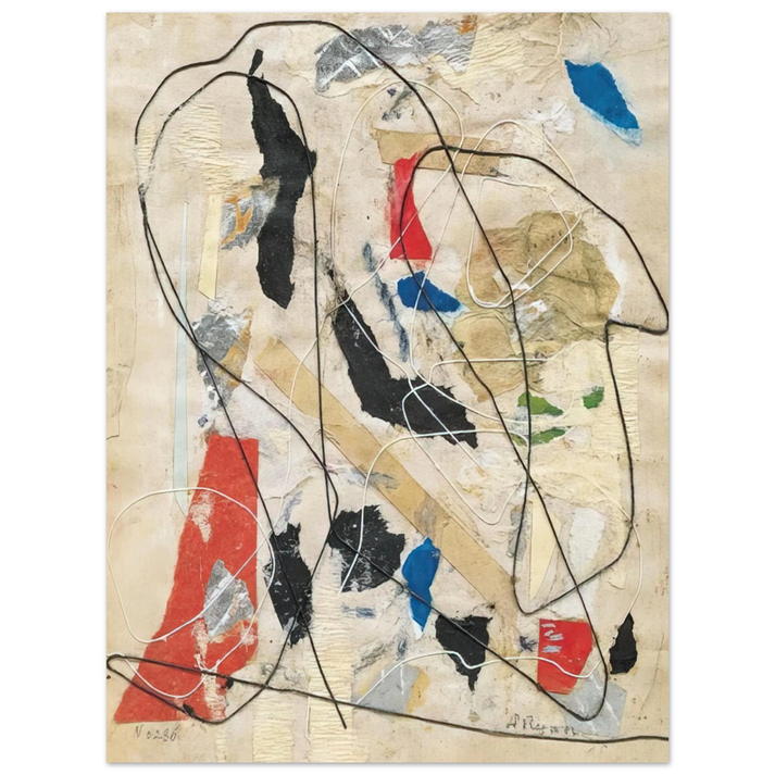 Anne Ryan - Number 236 - Abstract Expressionism 75x100 cm / 30x40inches Fine Art Poster