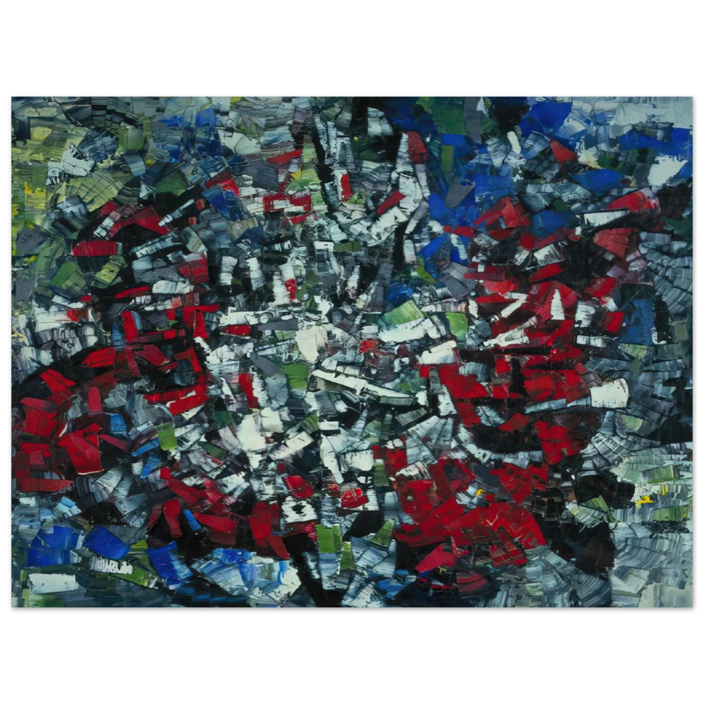 Jean-Paul Riopelle - The Wheel II 75x100 cm / 30x40inches Fine Art Poster