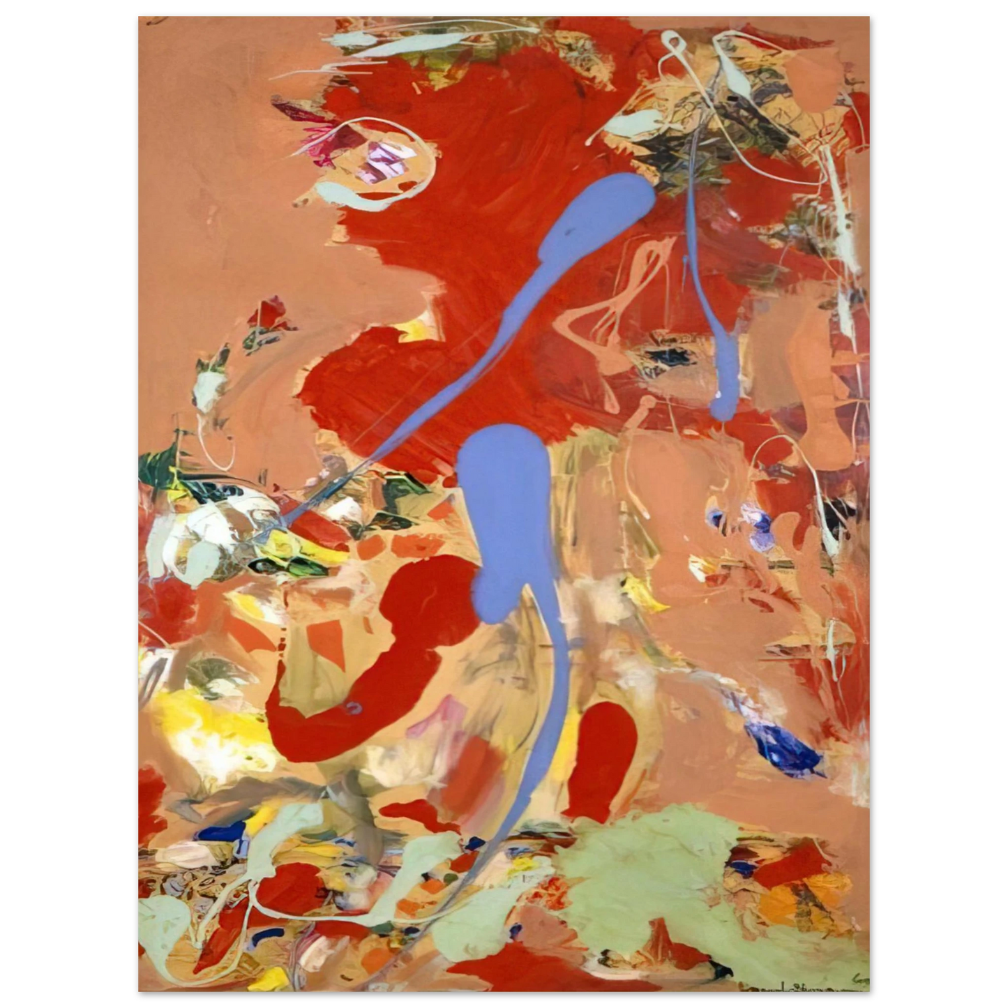 Hans Hofmann - Aquatic Garden 75x100 cm / 30x40inches Fine Art Poster
