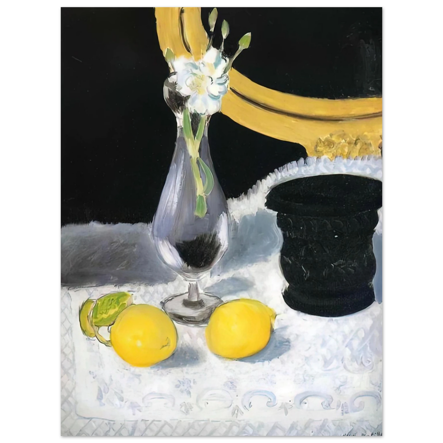 Henri Matisse - STILL LIFE WITH LEMONS 1919 75x100 cm / 30x40inches Fine Art Poster