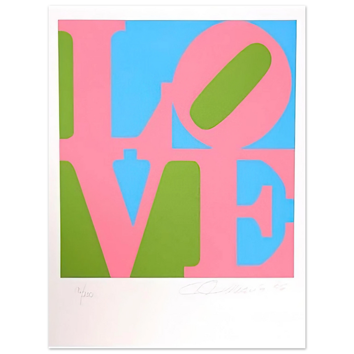 Robert Indiana - The Book of Love #11 75x100 cm / 30x40inches Fine Art Poster