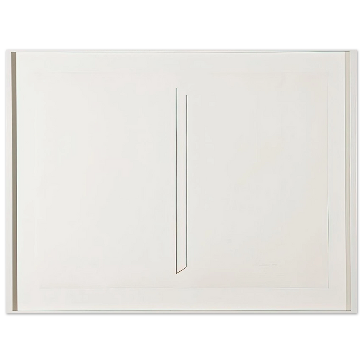 Fred Sandback - Untitled - 1975 75x100 cm / 30x40inches Fine Art Poster