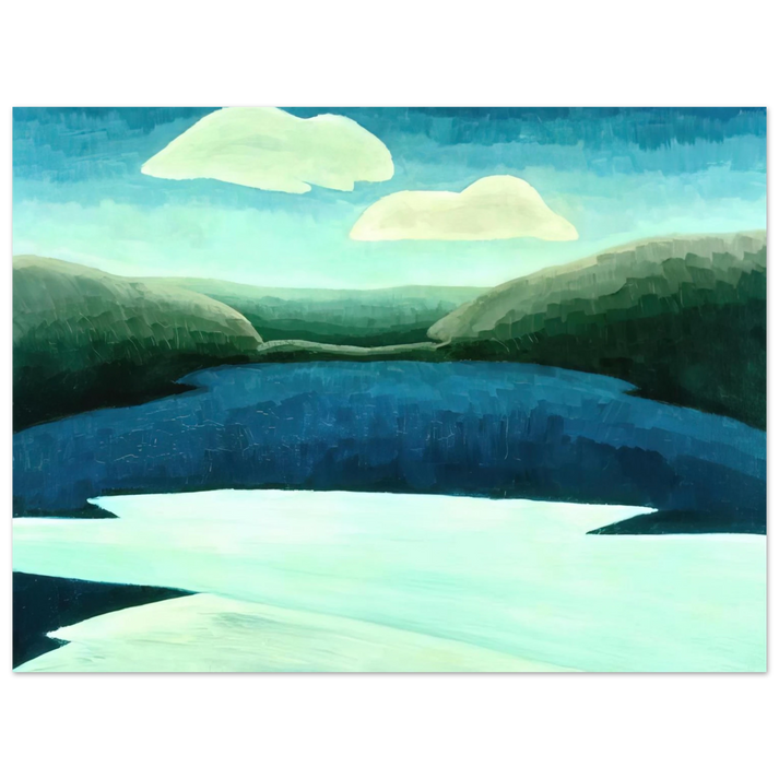 Arthur Dove - Ice and Clouds - 1931 75x100 cm / 30x40inches Fine Art Poster