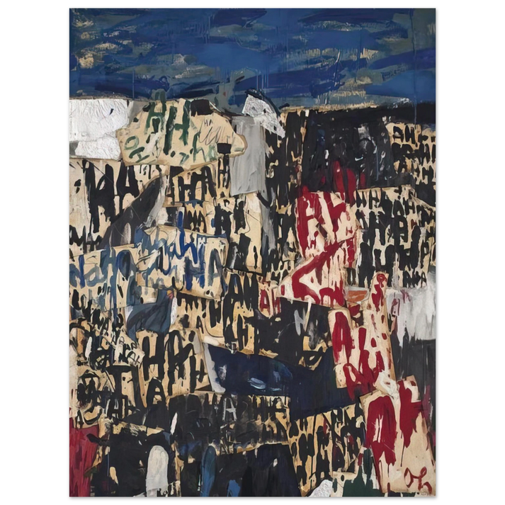 Allan Kaprow - Allan Kaprow on the Legacy of Jackson Pollock 75x100 cm / 30x40inches Fine Art Poster