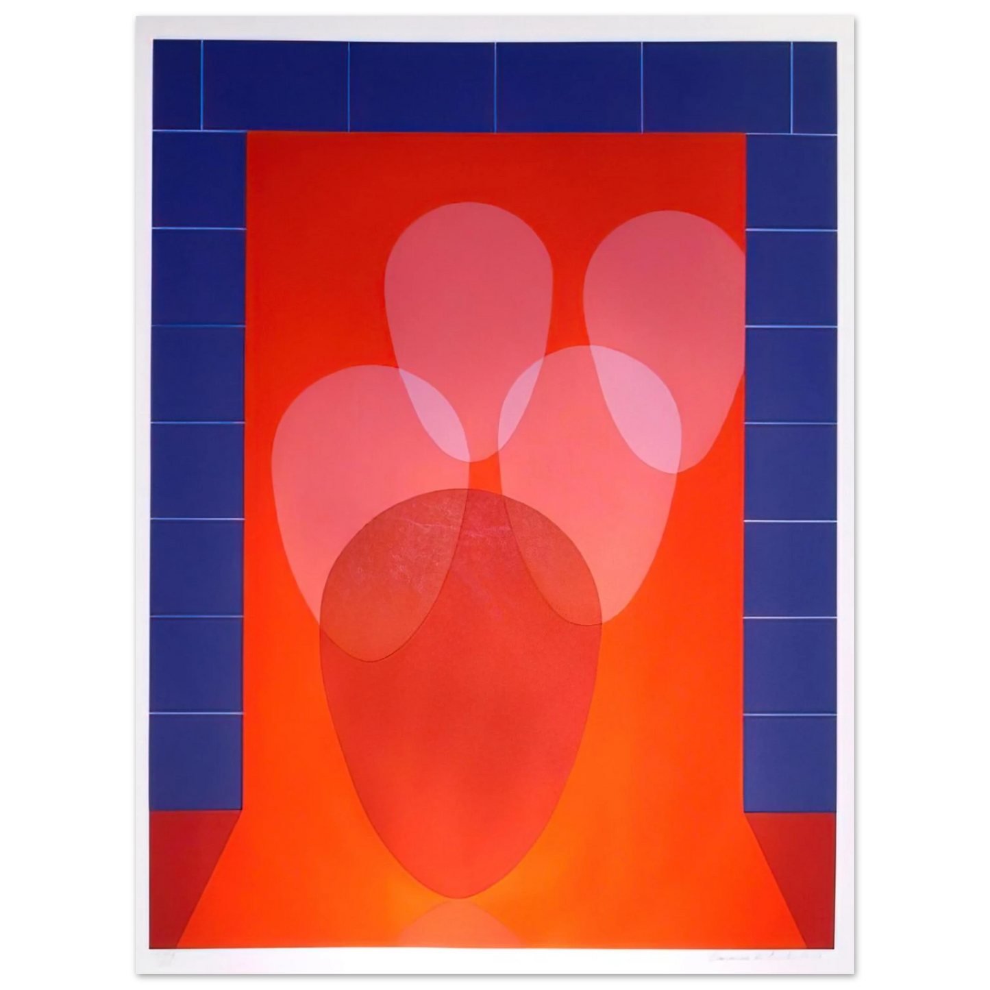 Clarence Holbrook Carter - Fiery Furnace - 1978 75x100 cm / 30x40inches Fine Art Poster