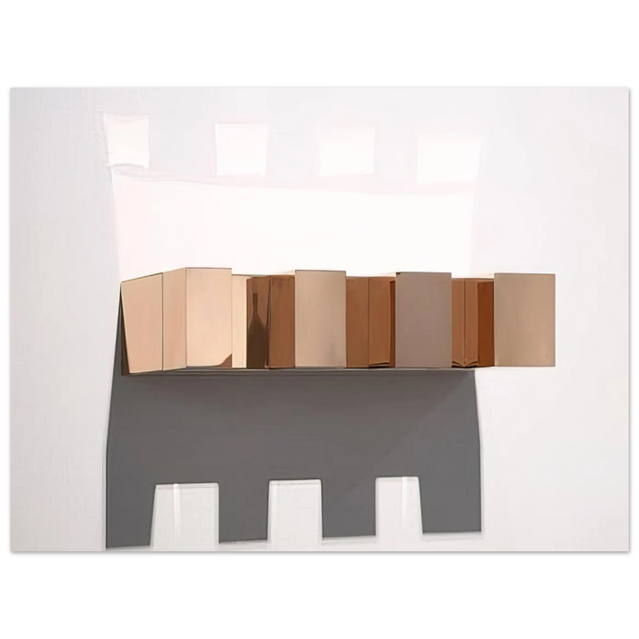 Donald Judd - Untitled 72-22 Bernstein - 1972 75x100 cm / 30x40inches Fine Art Poster