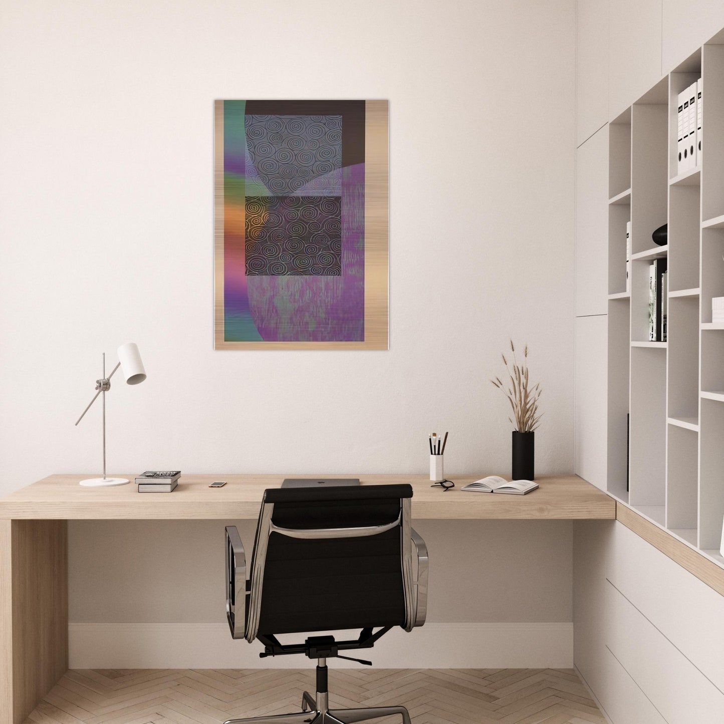 Recitals - Sam Gilliam Brushed Aluminum Print - 70x100 cm / 28x40 inches | Sam Gilliam Aluminum Print | Sam Gilliam Prints