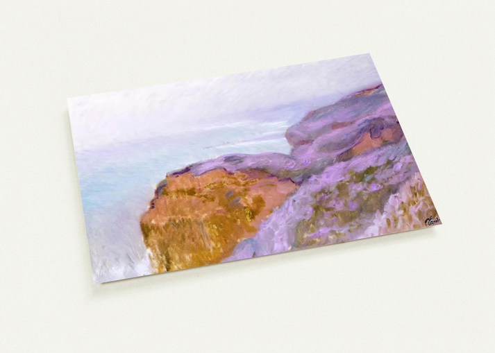 At Val Saint-Nicolas, near Dieppe By claude monet Pack of 10 Post Cards | claude monet Post Cards | A6 (10.5 x 14.8 cm) - 4.1 x 5.8 inches
