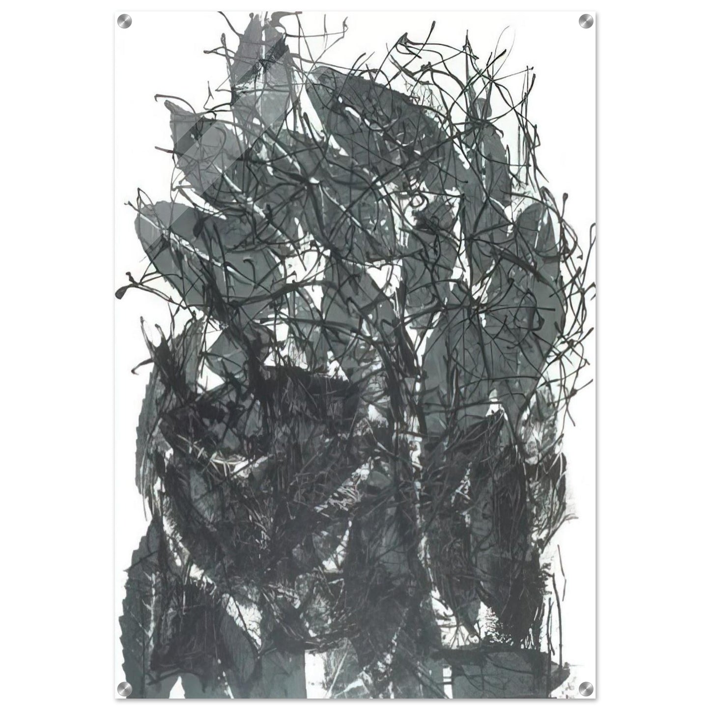 Leaves I - Jean-Paul Riopelle Acrylic Print - 70x100 cm / 28x40″ inches