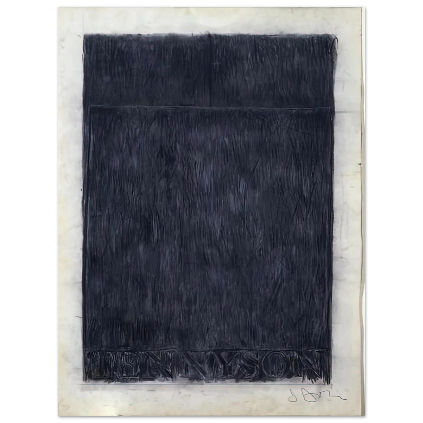 Jasper Johns - TENNYSON 1959 75x100 cm / 30x40inches Fine Art Poster