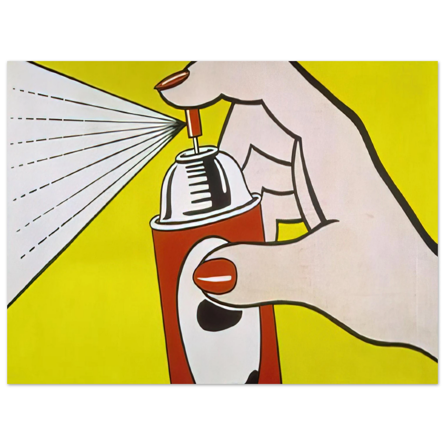 Roy Lichtenstein - SPRAY 1962 75x100 cm / 30x40inches Fine Art Poster