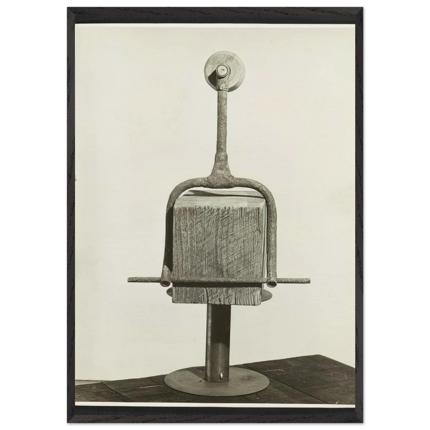 CLOWN TIGHT ROPE WALKER 1942 - Louise Nevelson 70x100 cm / 28x40 inches Framed Art Print – Black Wooden Frame