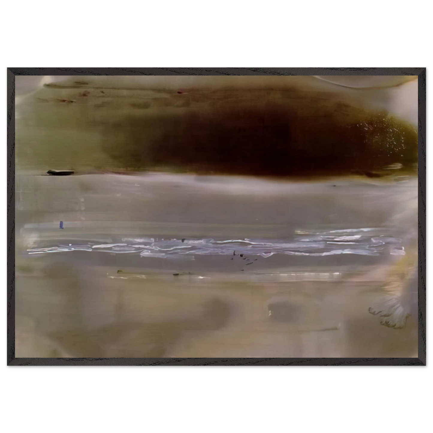 Viewpoint II - 1979 - Helen Frankenthaler 70x100 cm / 28x40 inches Framed Art Print – Black Wooden Frame