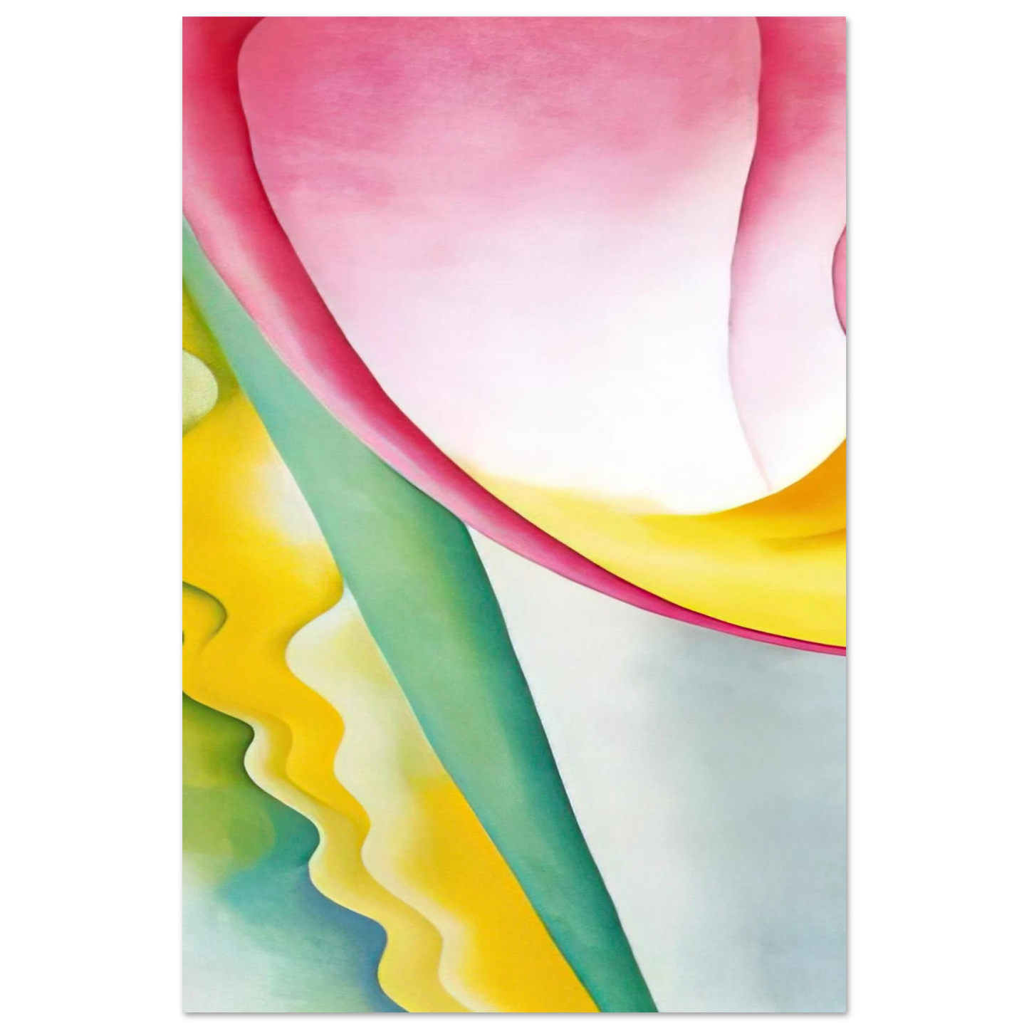 Georgia O'Keeffe - Abstraction No. 77 Tulip Fine Art Poster