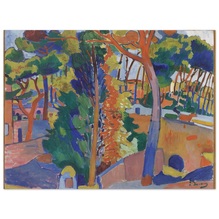 Andre Derain - BRIDGE OVER THE RIOU 1906 75x100 cm / 30x40inches Fine Art Poster
