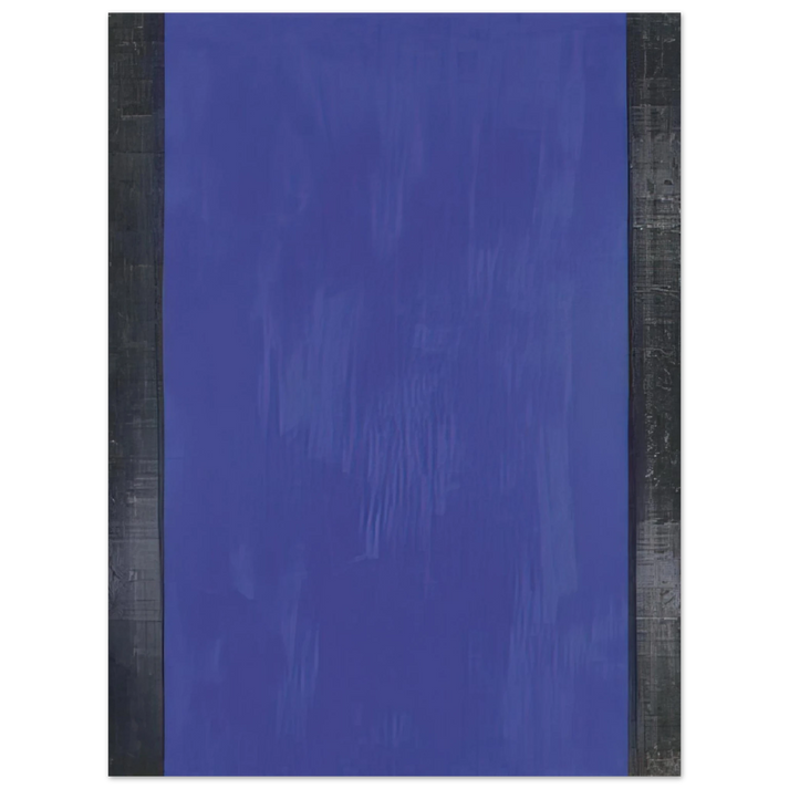 Gunther Forg - Untitled blue - Color Field Painting 75x100 cm / 30x40inches Fine Art Poster