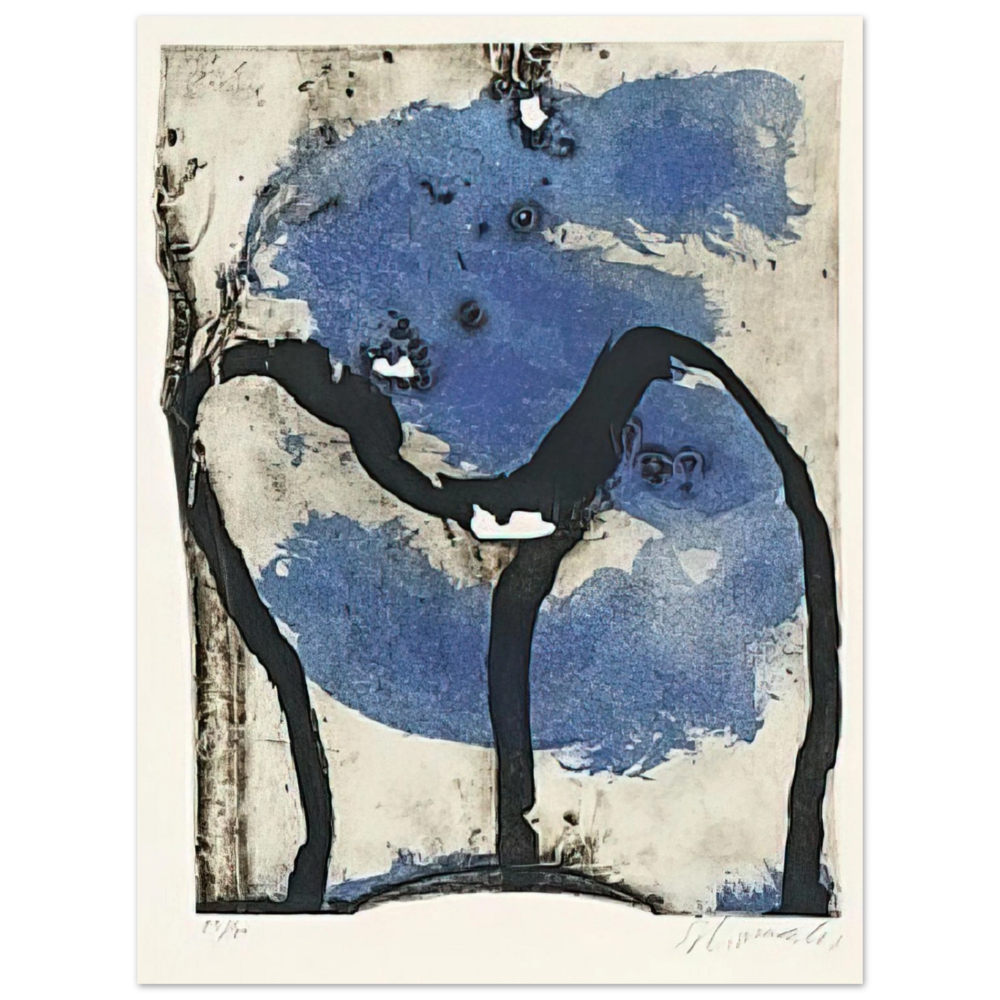 Emil Schumacher - 31972 - 1972 75x100 cm / 30x40inches Fine Art Poster