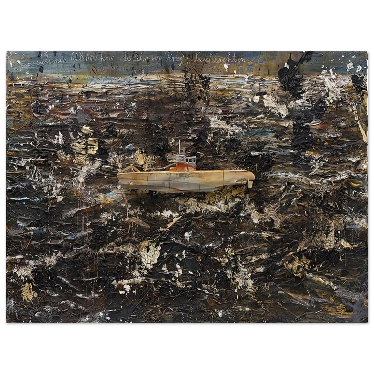 Anselm Kiefer - FOR VELIMIR KHLEBNIKOV THE DOCTRINE OF WAR BATTLES 2010 75x100 cm / 30x40inches Fine Art Poster