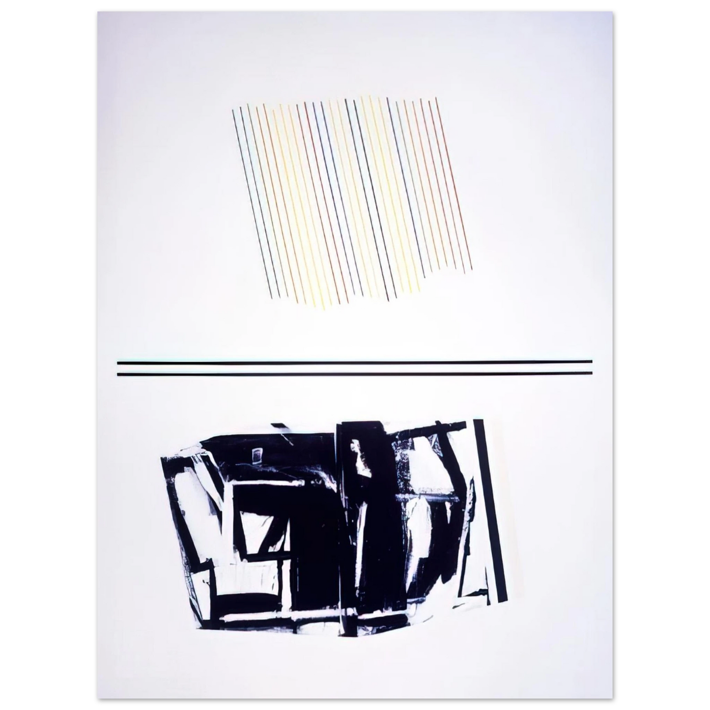 Ronnie Landfield - Mother Of All Paintings - 1990 75x100 cm / 30x40inches Fine Art Poster