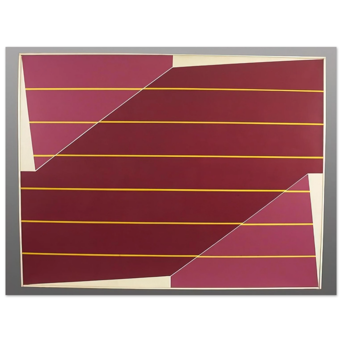 Larry Zox - Line Rotation - 1964 75x100 cm / 30x40inches Fine Art Poster