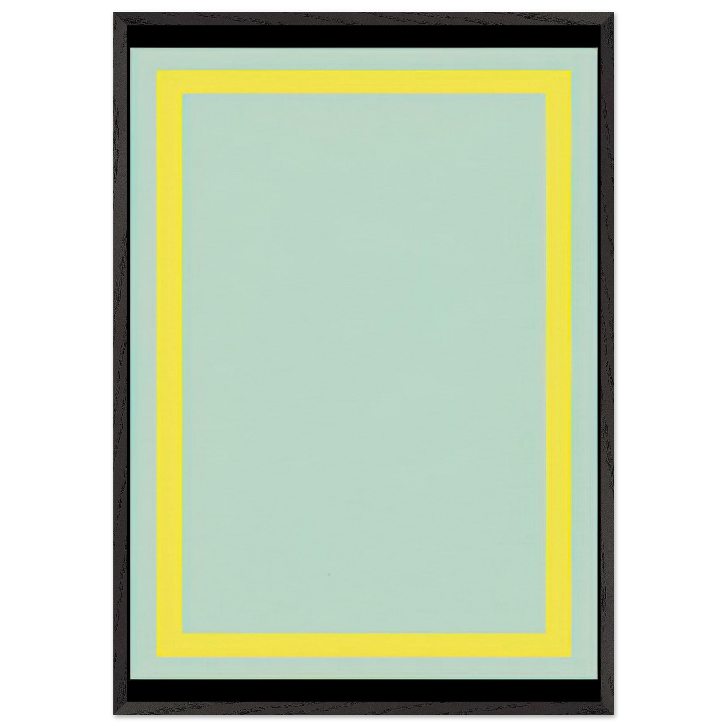 Series Painting 7 - 1966 - Ronnie Landfield 70x100 cm / 28x40 inches Framed Art Print – Black Wooden Frame