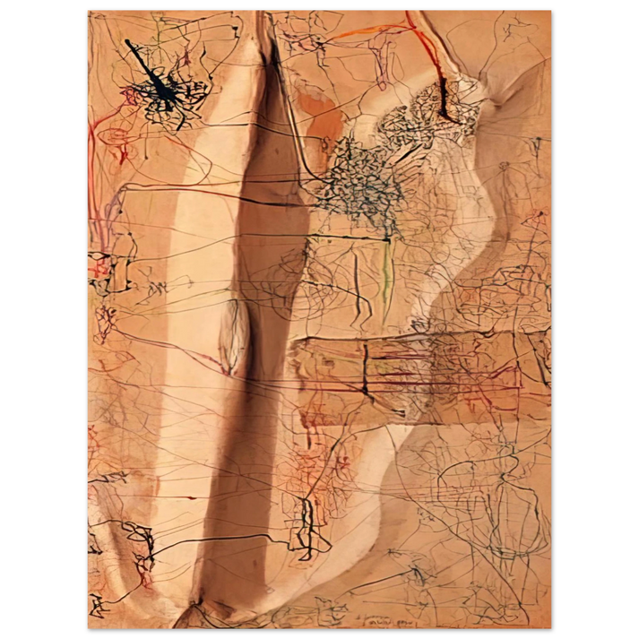 Mira Schendel - Untitled - 1964 75x100 cm / 30x40inches Fine Art Poster