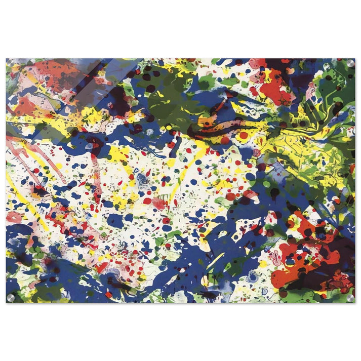 Untitled from Papierski Portfolio SF 355 - Sam Francis Acrylic Print - 70x100 cm / 28x40″ inches