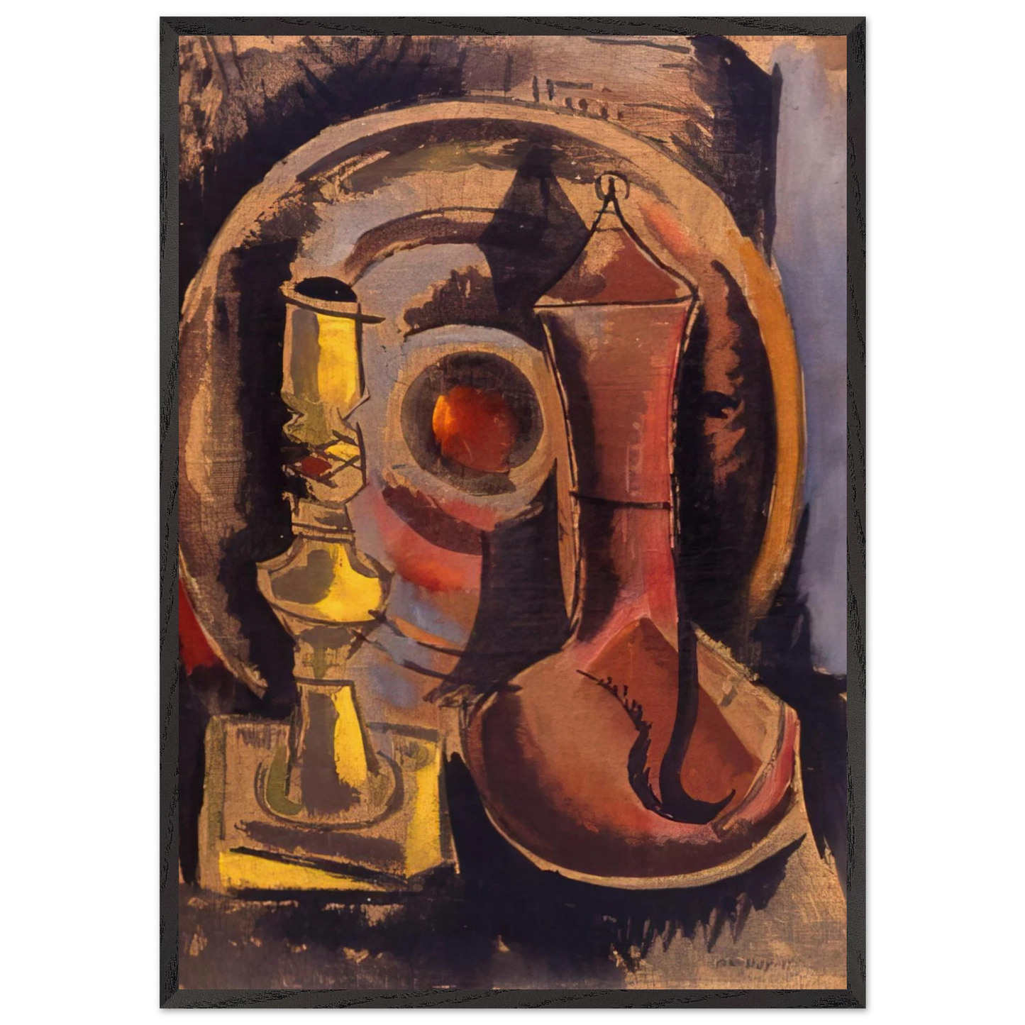Untitled 2 N6 - Man Ray 70x100 cm / 28x40 inches Framed Art Print – Black Wooden Frame