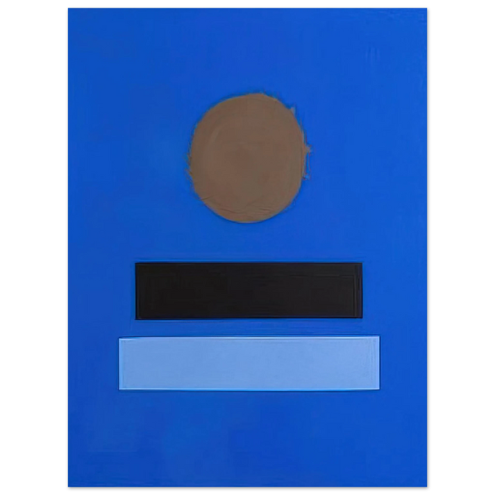 Adolph Gottlieb - Blue Ground - 1973 75x100 cm / 30x40inches Fine Art Poster