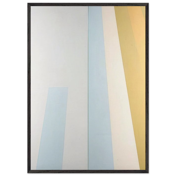 Diet - Minimalism - Mark Lancaster 70x100 cm / 28x40 inches Framed Art Print – Black Wooden Frame