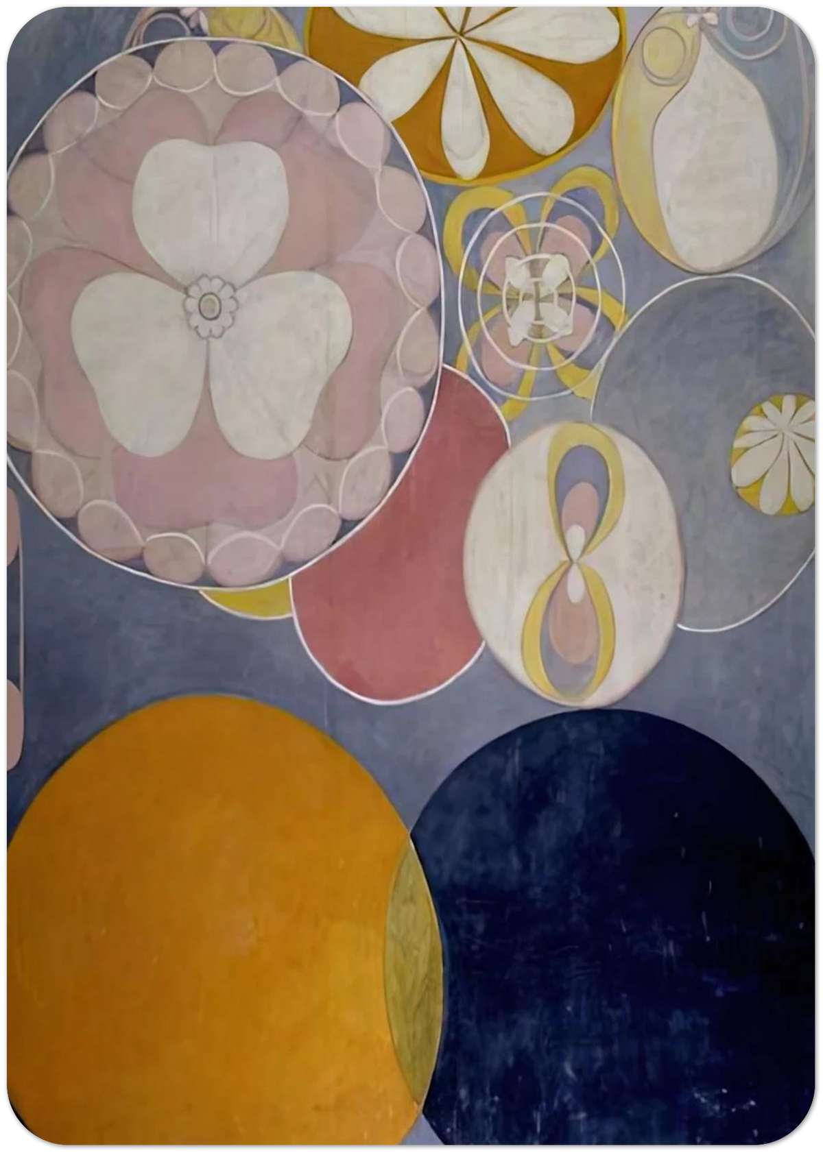 DE TIO ST RSTA N 2 BARNAALDERN 1907 By Hilma af Klint Pack of 10 Post Cards | Hilma af Klint Post Cards | A6 (10.5 x 14.8 cm) - 4.1 x 5.8 inches
