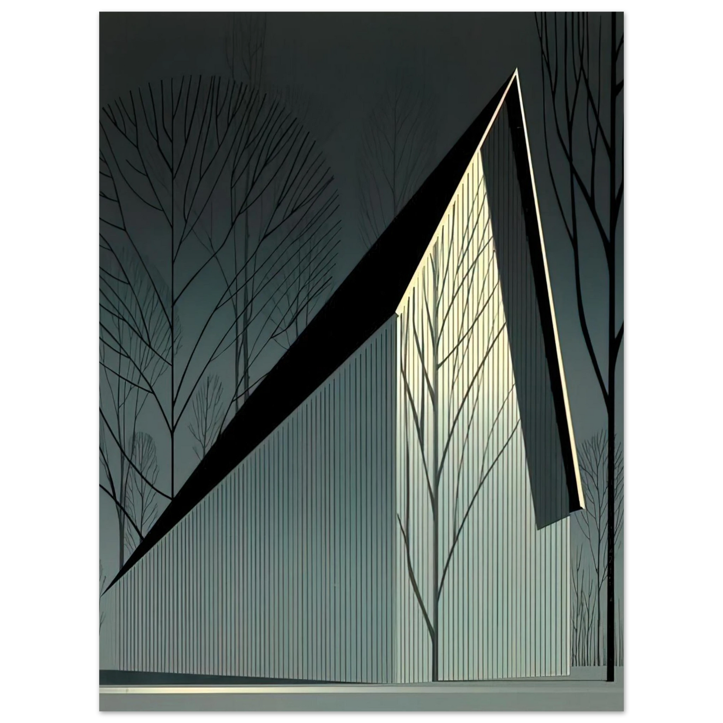 Eyvind Earle - Pearl 75x100 cm / 30x40inches Fine Art Poster