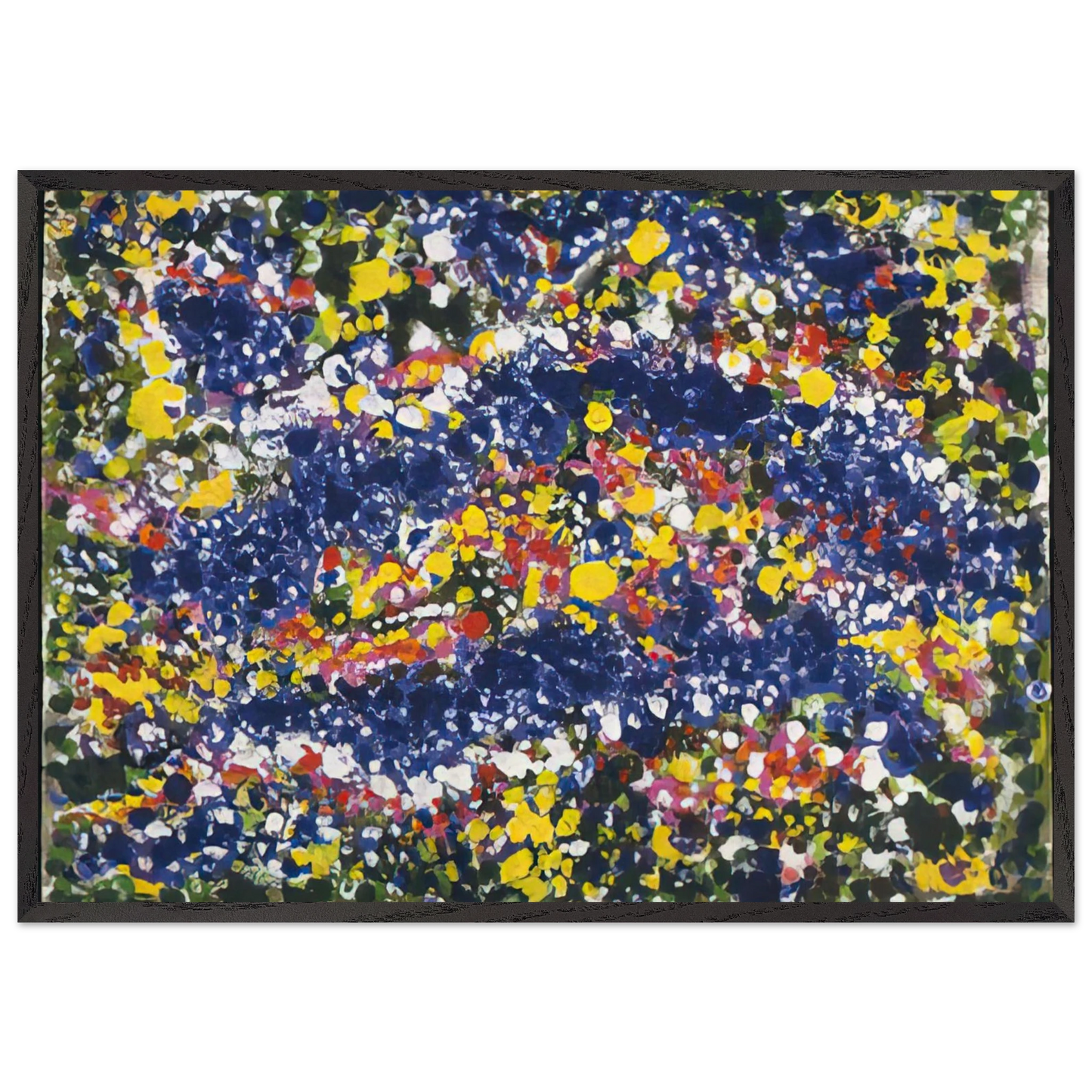 Bird in the Spring - 1992 - Richard Pousette-Dart 70x100 cm / 28x40 inches Framed Art Print – Black Wooden Frame